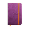 Rhodiarama Hardcover Purple Notebook (105X148mm - Plain) 118630C