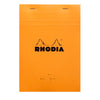 रोडिया बेसिक्स ऑरेंज नोटपैड (148X210mm - मीटिंग) 16400C