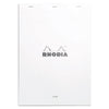 Rhodia Basics White Notepad (210X297mm - Lined) 18601C
