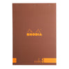 Rhodia Basics Chocolate Notepad (210X297mm - Lined) 18963C