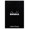 Rhodia Basics Black Notepad (148X210mm - Dotted) 16559C