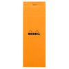Rhodia Basics Orange Notepad (74X210mm - Grid) 8200C