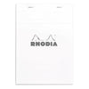 Rhodia Basics White Notepad (148X210mm - Grid) 16201C