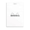 Rhodia Basics White Notepad (74X105mm - Grid) 11201C