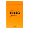 Rhodia Classic Orange Notepad (75X120mm - Dotted) 8558C