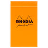 Rhodia Classic Orange Notepad (75X120mm - Grid) 8228C