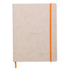 Rhodiarama Softcover Beige Notebook (190X250mm - Lined) 117505C
