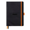 Rhodiarama Softcover Black Goalbook (148X210mm - Dotted) 117571C