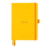 Rhodiarama Hardcover Daffodil Yellow Goalbook (148X210mm - Dotted) 118585C