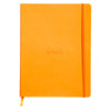 Rhodiarama Softcover Orange Notebook (190X250mm - Lined) 117515C