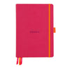 Rhodiarama Hardcover Raspberry Goalbook (148X210mm - Dotted) 118581C