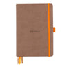 Rhodiarama Hardcover Taupe Goalbook (148X210mm - Dotted) 118573C