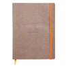 Rhodiarama Softcover Taupe Notebook (190X250mm - Dotted) 117554C