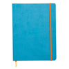 Rhodiarama Softcover Turquoise Notebook (190X250mm - Lined) 117507C