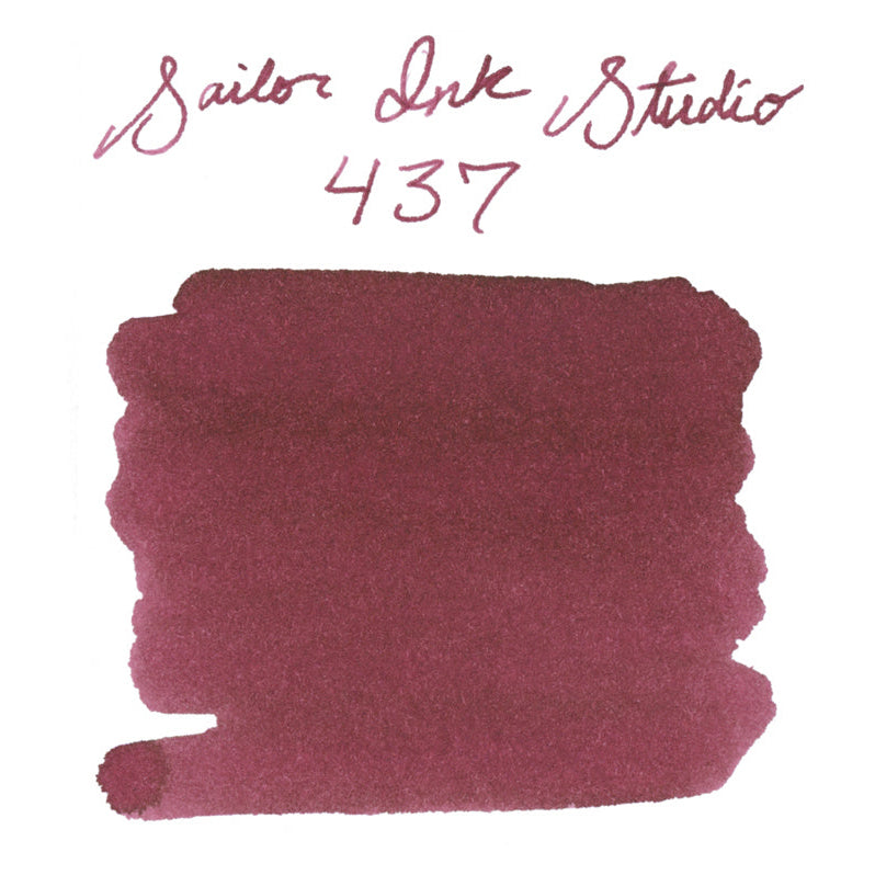 Sailor Studio Ink Bottle (437 Burgundy - 20ML) 13-1210-437