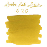 Sailor Studio Ink Bottle (670 Yellow - 20ML) 13-1210-670