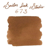 Sailor Studio Ink Bottle (673 Brown - 20ML) 13-1210-673