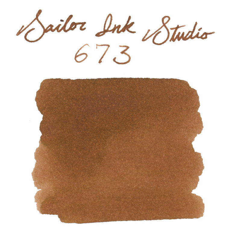 Sailor Studio Ink Bottle (673 Brown - 20ML) 13-1210-673