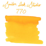 Sailor Studio Ink Bottle (770 Yellow - 20ML) 13-1210-770