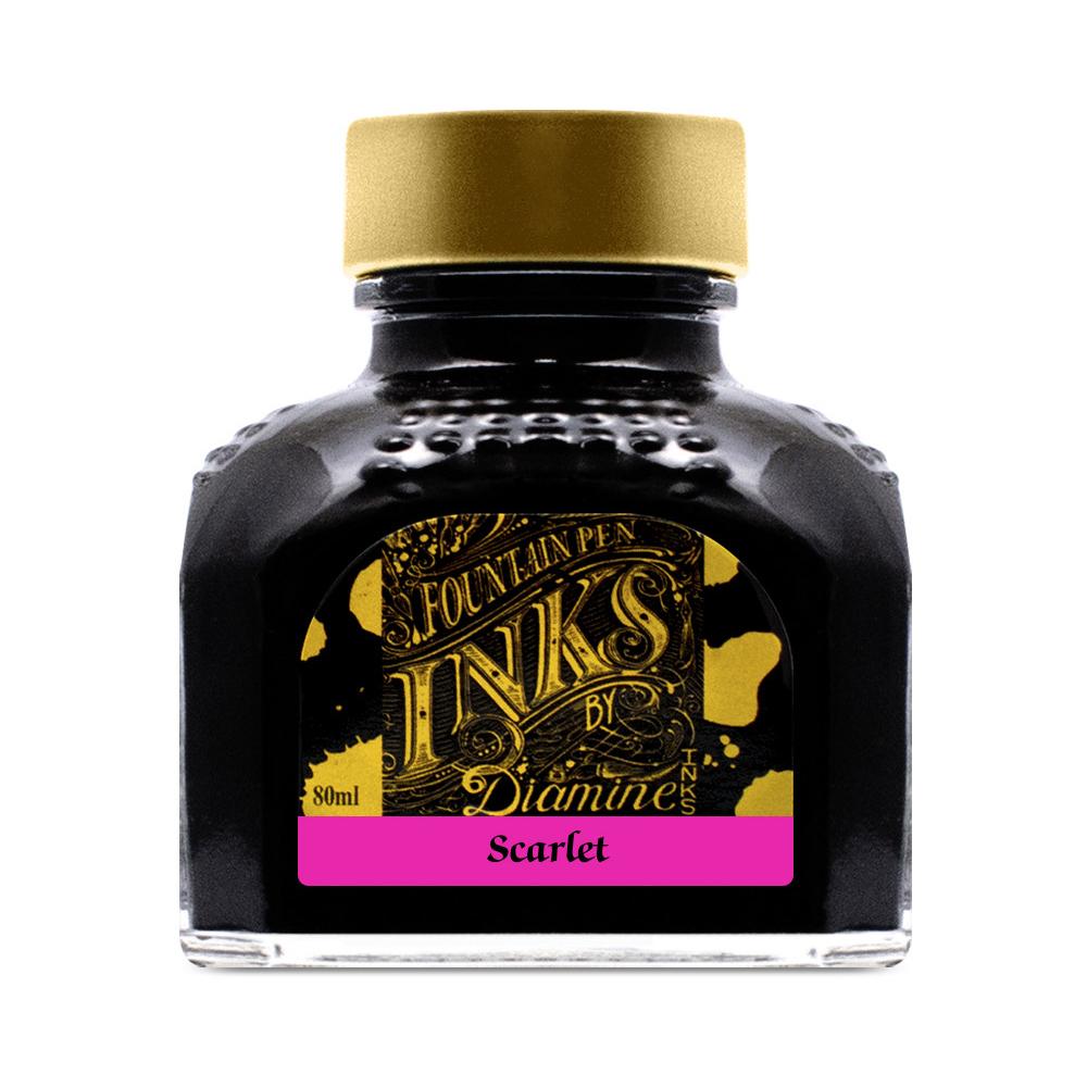 Diamine Ink Bottle (Scarlet - 80ML) 828276