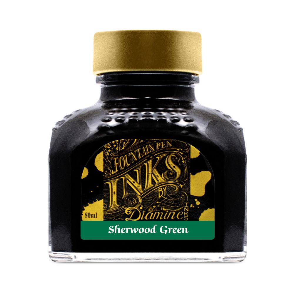 Diamine Ink Bottle (Sherwood Green - 80ML) 827743