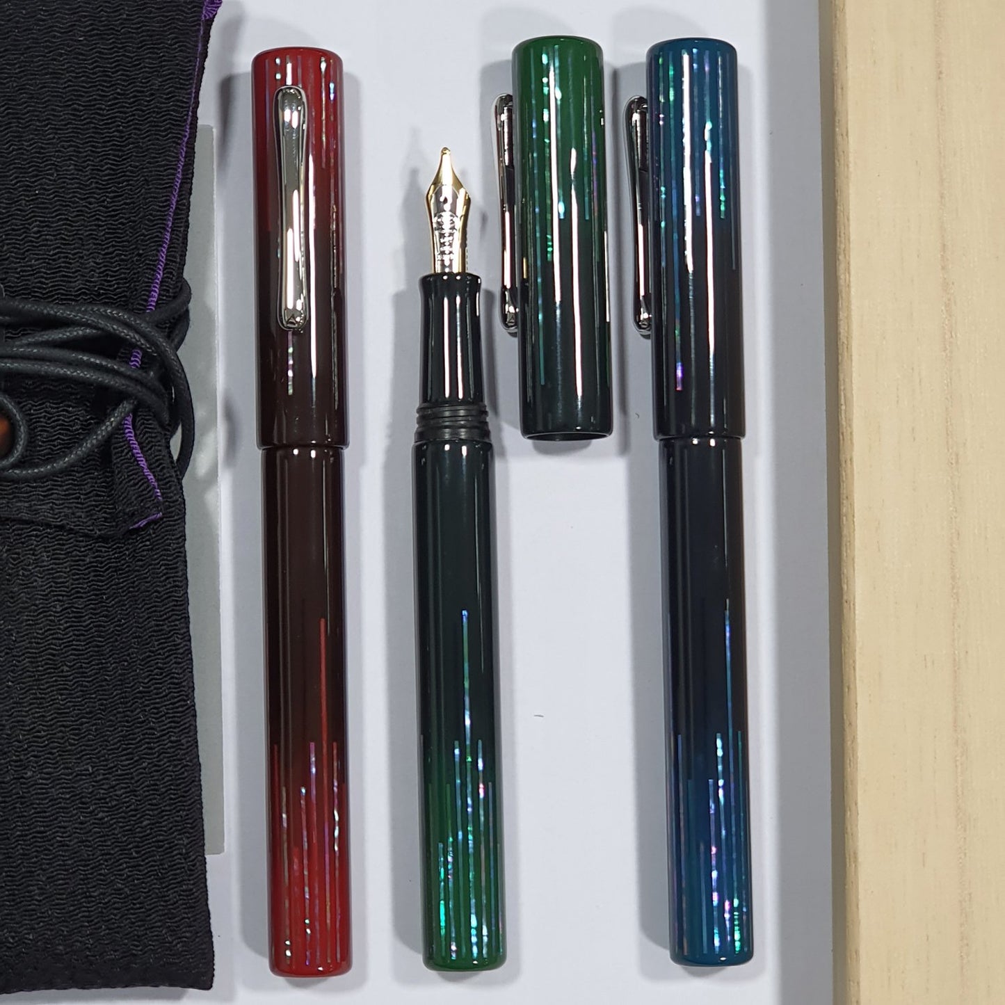 Taccia Ama-Iro Raden Jiu Fountain Pen TF-003-GN (Limited Edition)