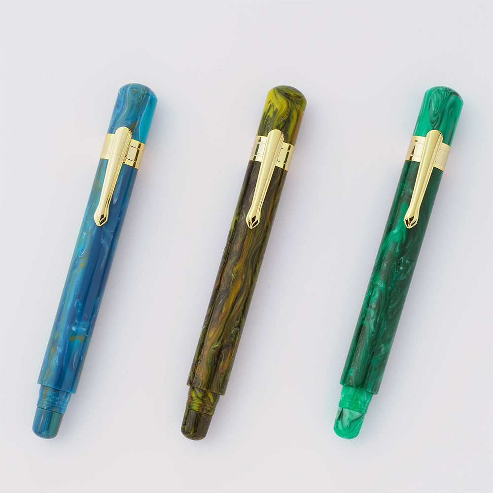 Taccia Covenant Blue Apatite Fountain Pen