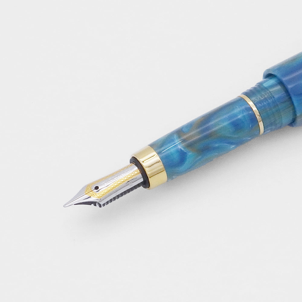 Taccia Covenant Blue Apatite Fountain Pen