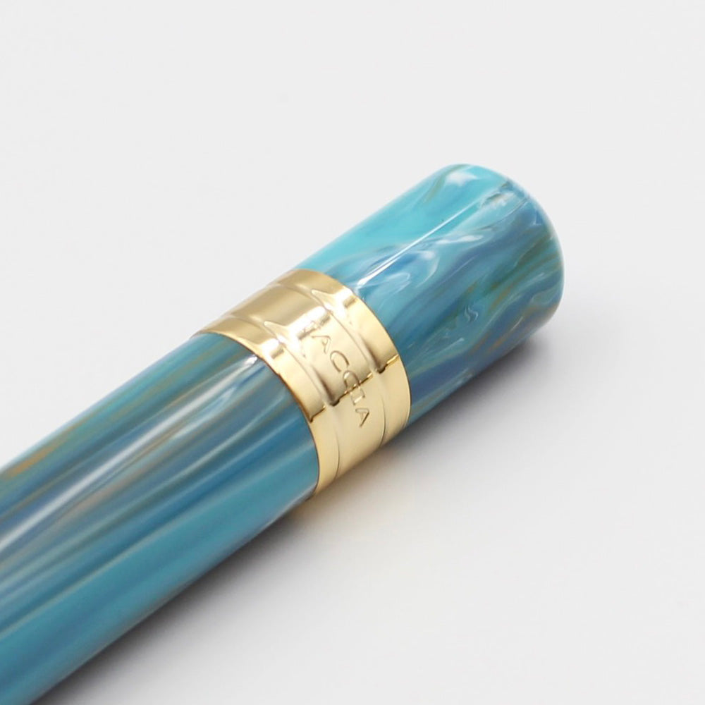 Taccia Covenant Blue Apatite Fountain Pen