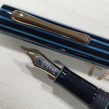 Taccia Kaku-Tate Urushi Asagi Fountain Pen TKT-14F-AS