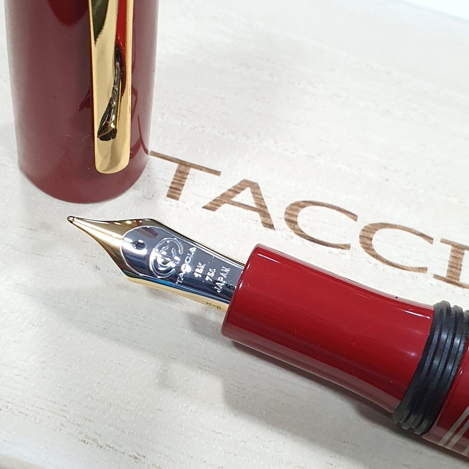 Taccia Kaza-e Urushi Sourai Fountain Pen TKE-18F-SR (Limited Edition)