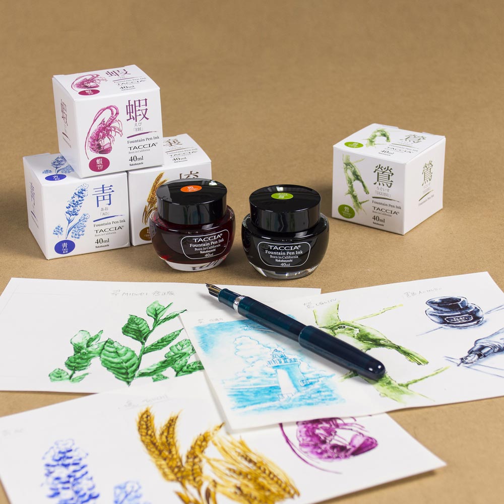 Taccia Sunao-iro Ink Bottle (Kuro - 40ML) TFPI-WD40-01