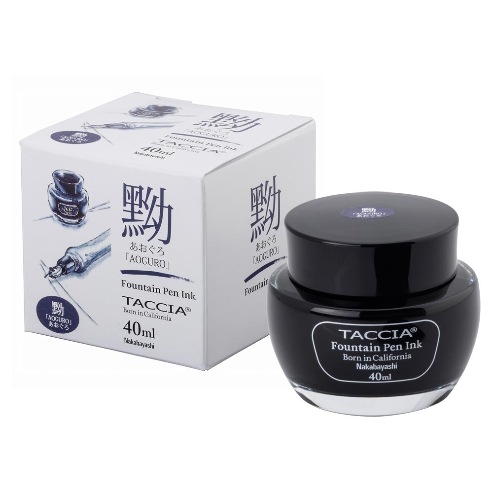 Taccia Sunao-iro Ink Bottle (Ao Guro - 40ML) TFPI-WD40-10