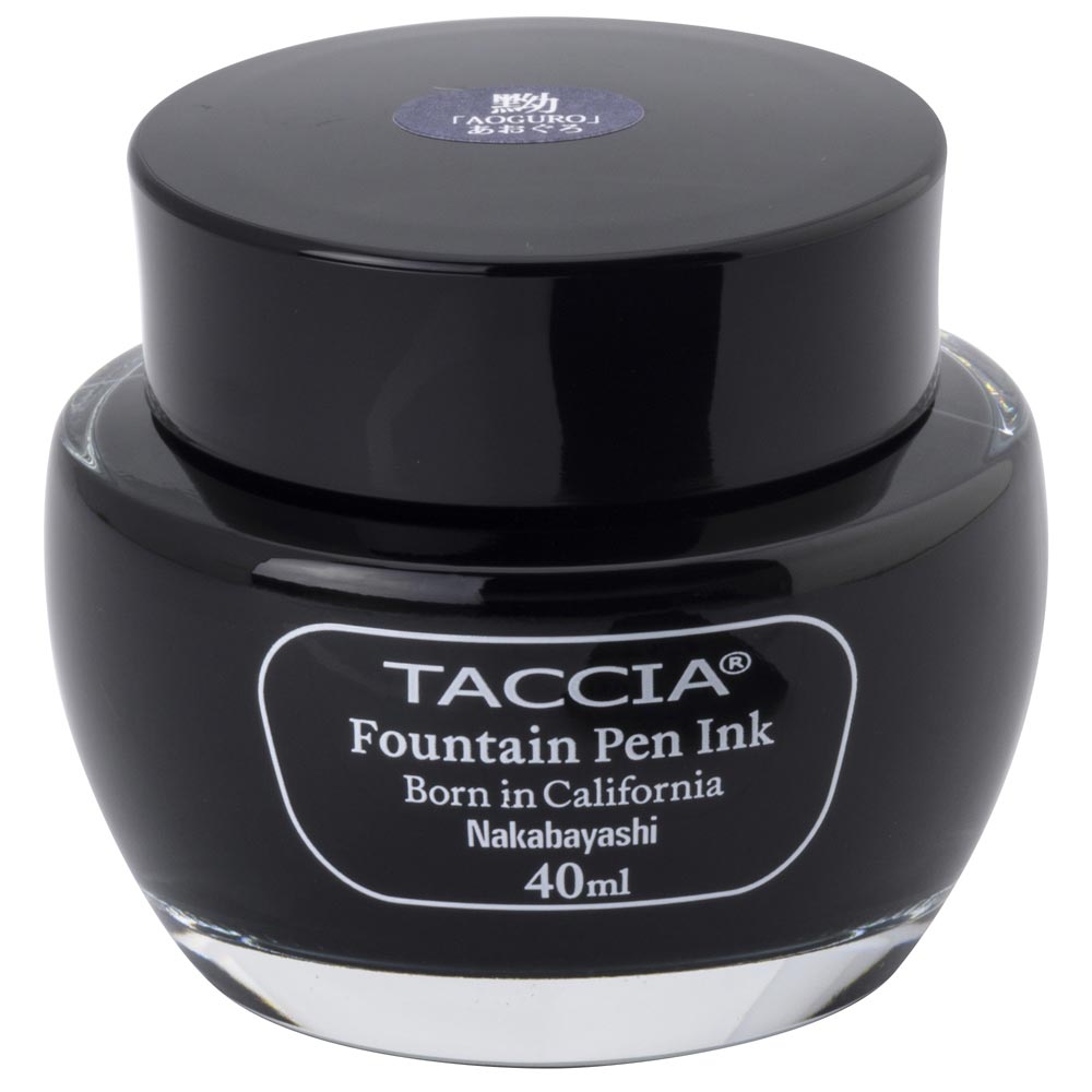 Taccia Sunao-iro Ink Bottle (Ao Guro - 40ML) TFPI-WD40-10