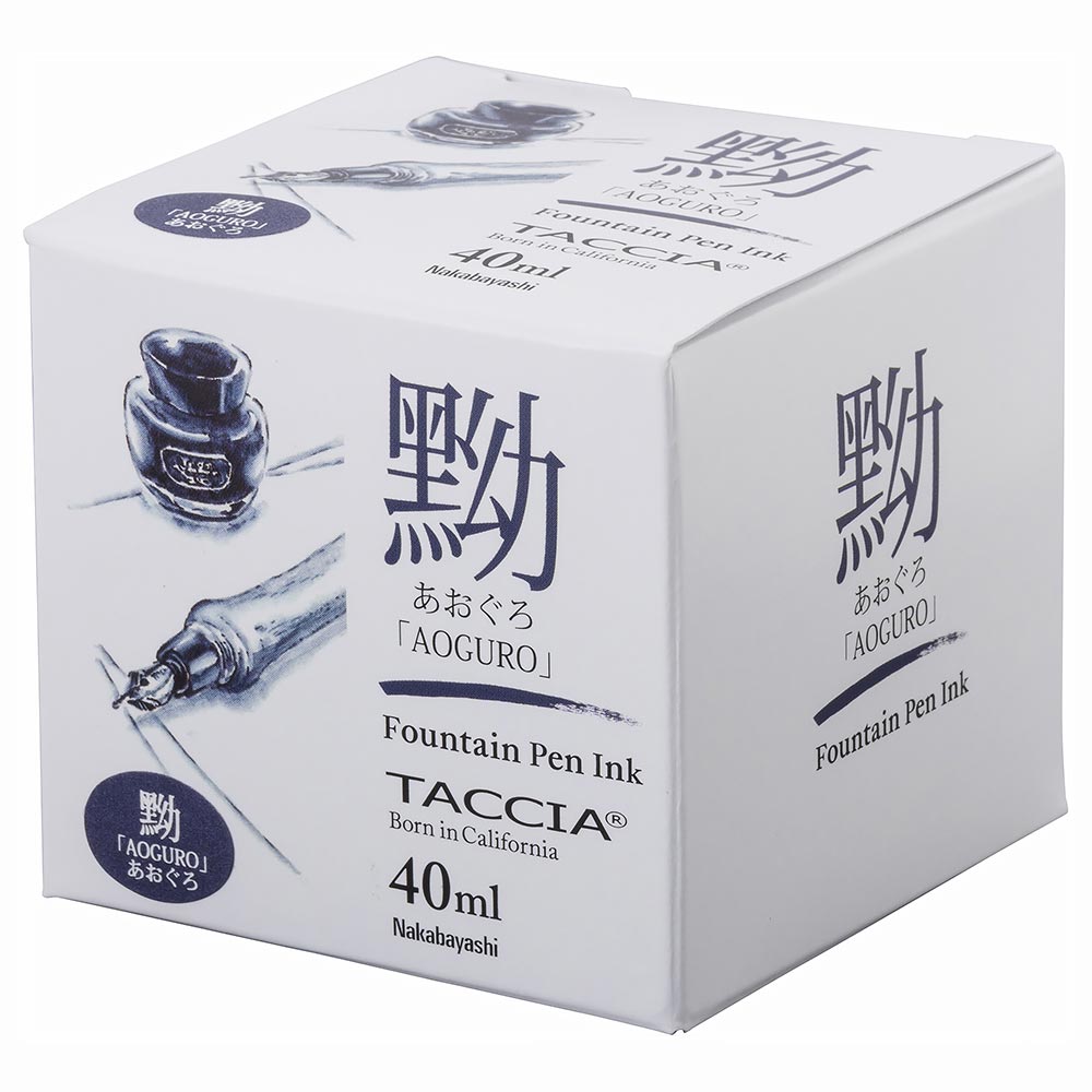 Taccia Sunao-iro Ink Bottle (Ao Guro - 40ML) TFPI-WD40-10