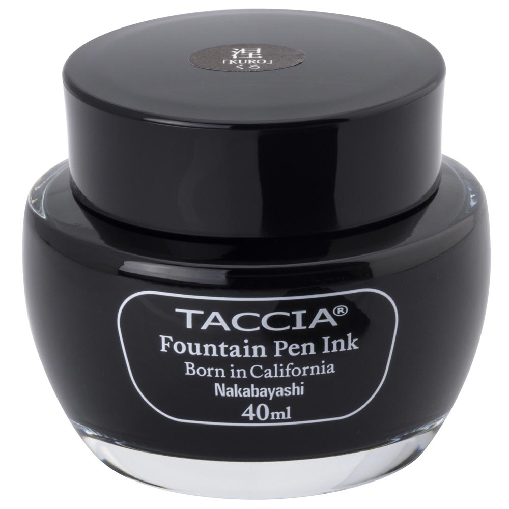 Taccia Sunao-iro Ink Bottle (Kuro - 40ML) TFPI-WD40-01