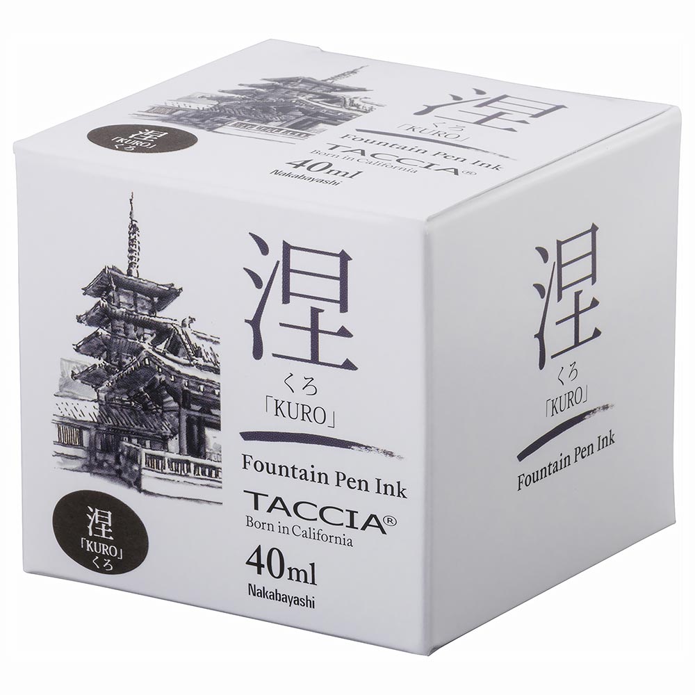 Taccia Sunao-iro Ink Bottle (Kuro - 40ML) TFPI-WD40-01