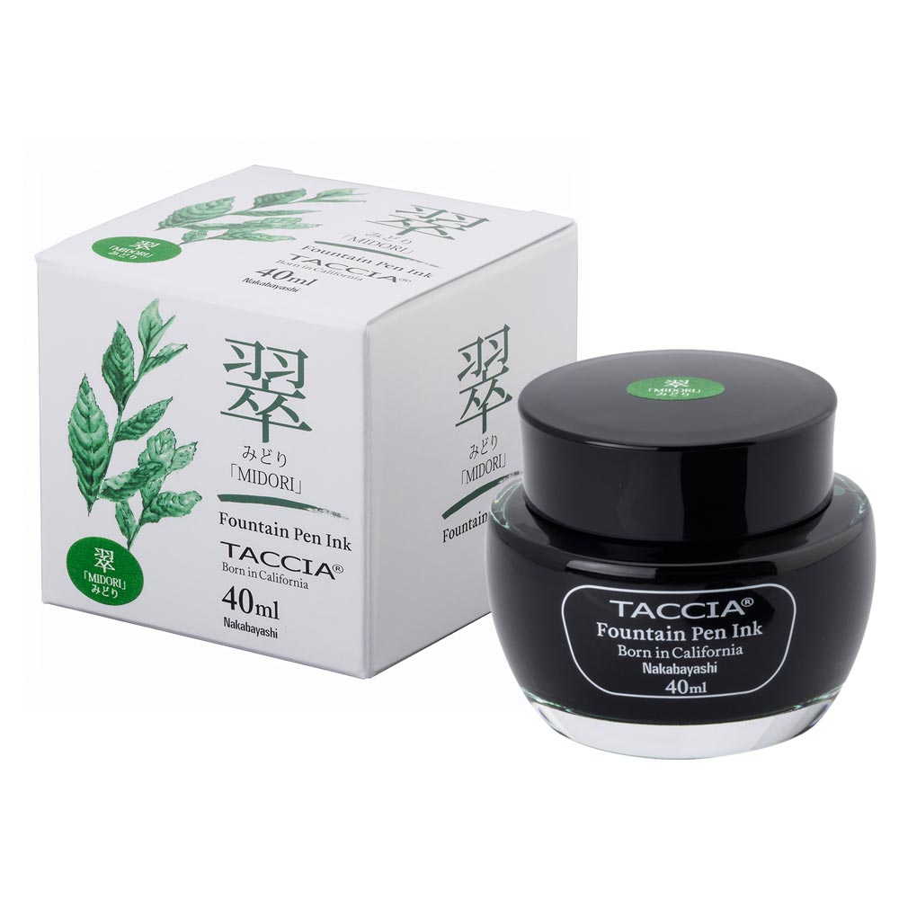 Taccia Sunao-iro Ink Bottle (Midori - 40ML) TFPI-WD40-12