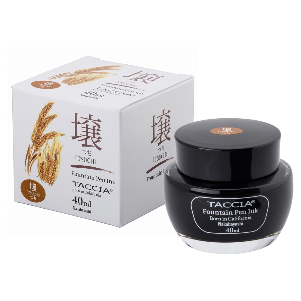 Taccia Sunao-iro Ink Bottle (Tsuchi - 40 ML) TFPI-WD40-02
