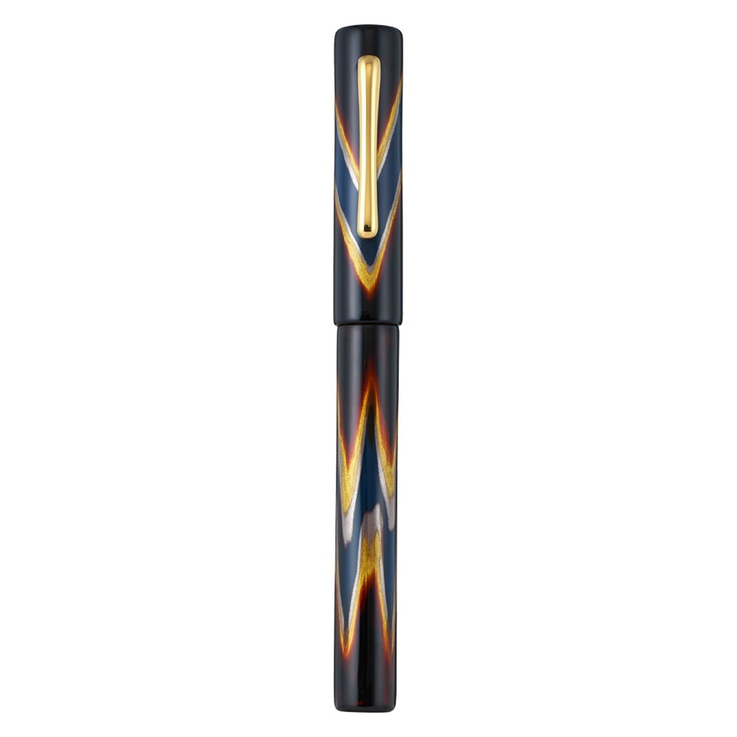 Taccia Ukiyo-e Urushi Hokusai Blue Fountain Pen TF-004-BL (Limited Edition)