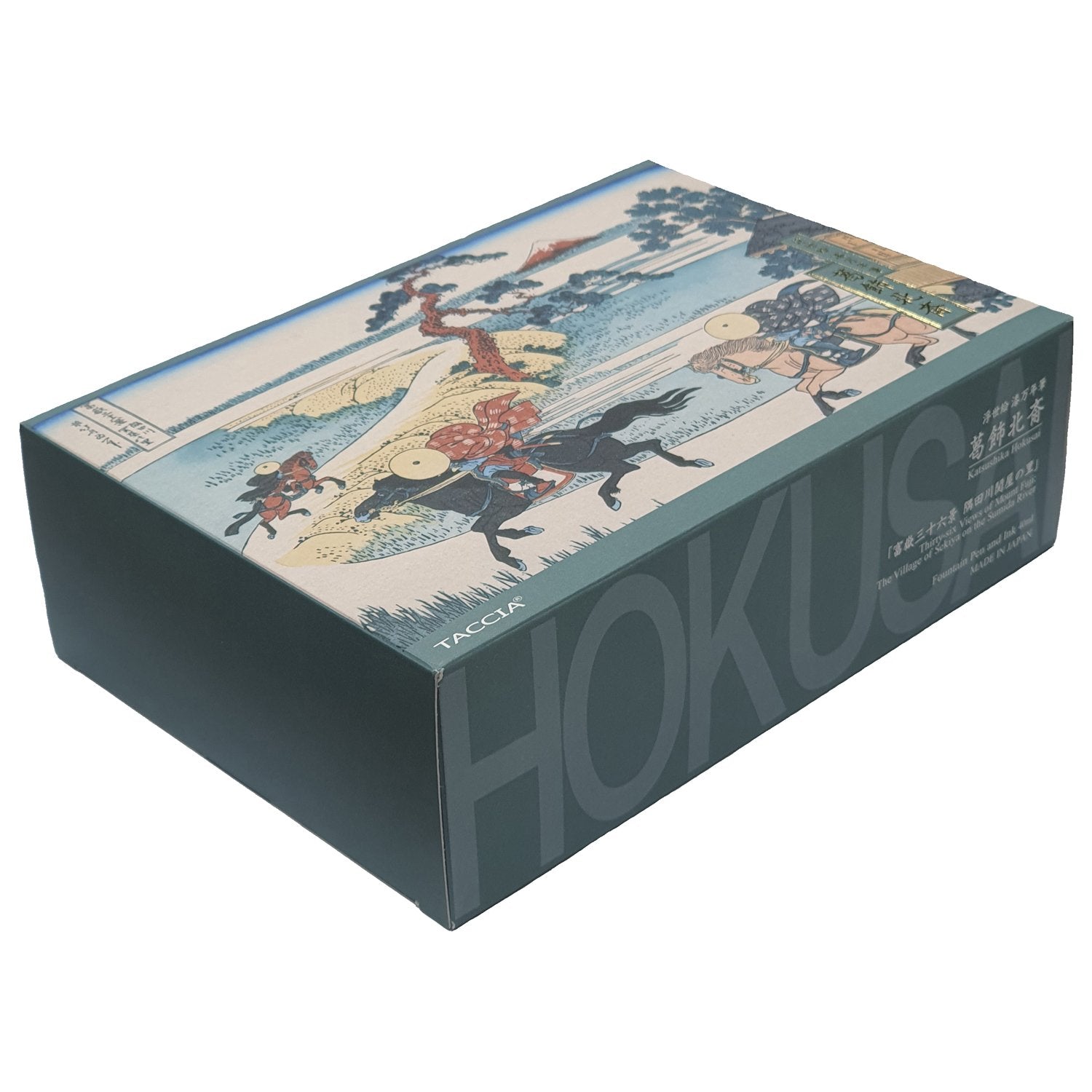Taccia Ukiyo-e Urushi Hokusai Green Fountain Pen TF-004-GR (Limited Edition)