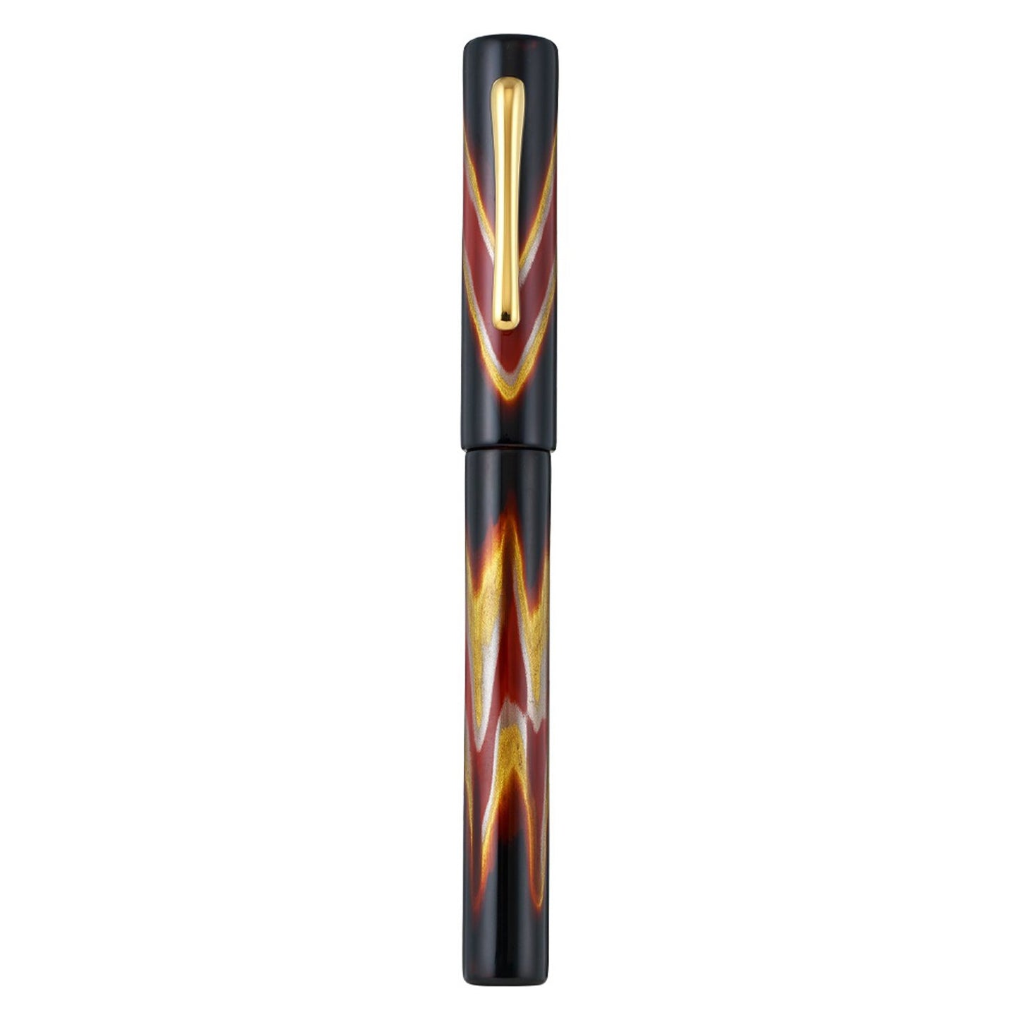 Taccia Ukiyo-e Urushi Hokusai Red Fountain Pen TF-004-RD (Limited Edition)