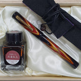 Taccia Ukiyo-e Urushi Hokusai Red Fountain Pen TF-004-RD (Limited Edition)