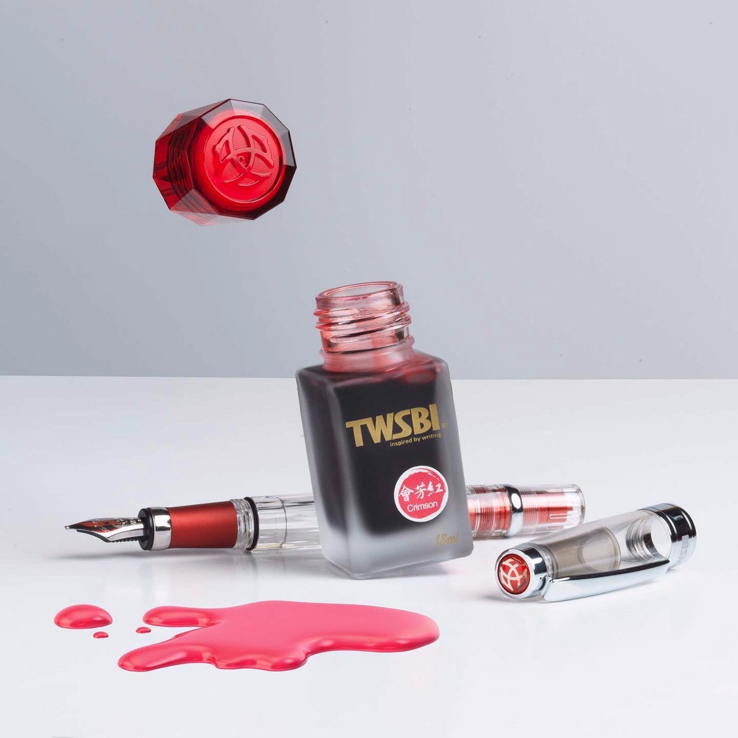 Twsbi 1791 Ink Bottle (Crimson - 18 ML) M2532090