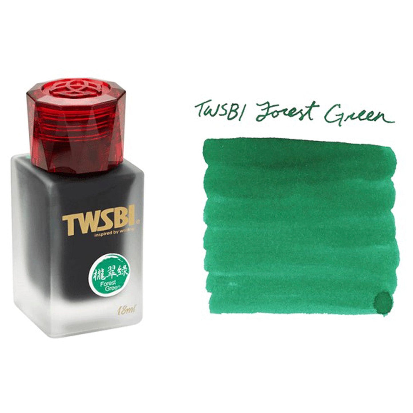 Twsbi 1791 Ink Bottle (Forest Green - 18 ML) M2532100