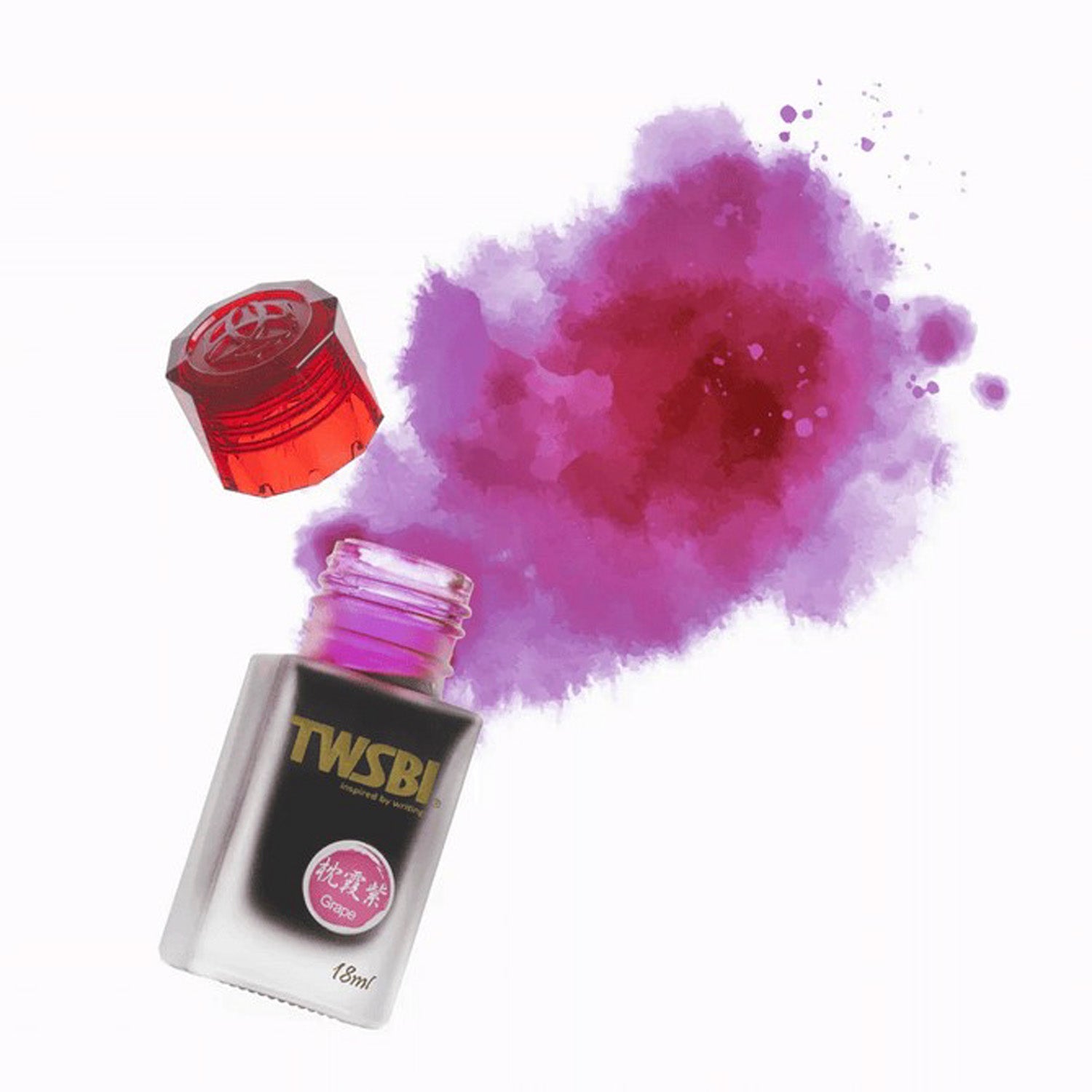Twsbi 1791 Ink Bottle (Grape - 18 ML) M2532130