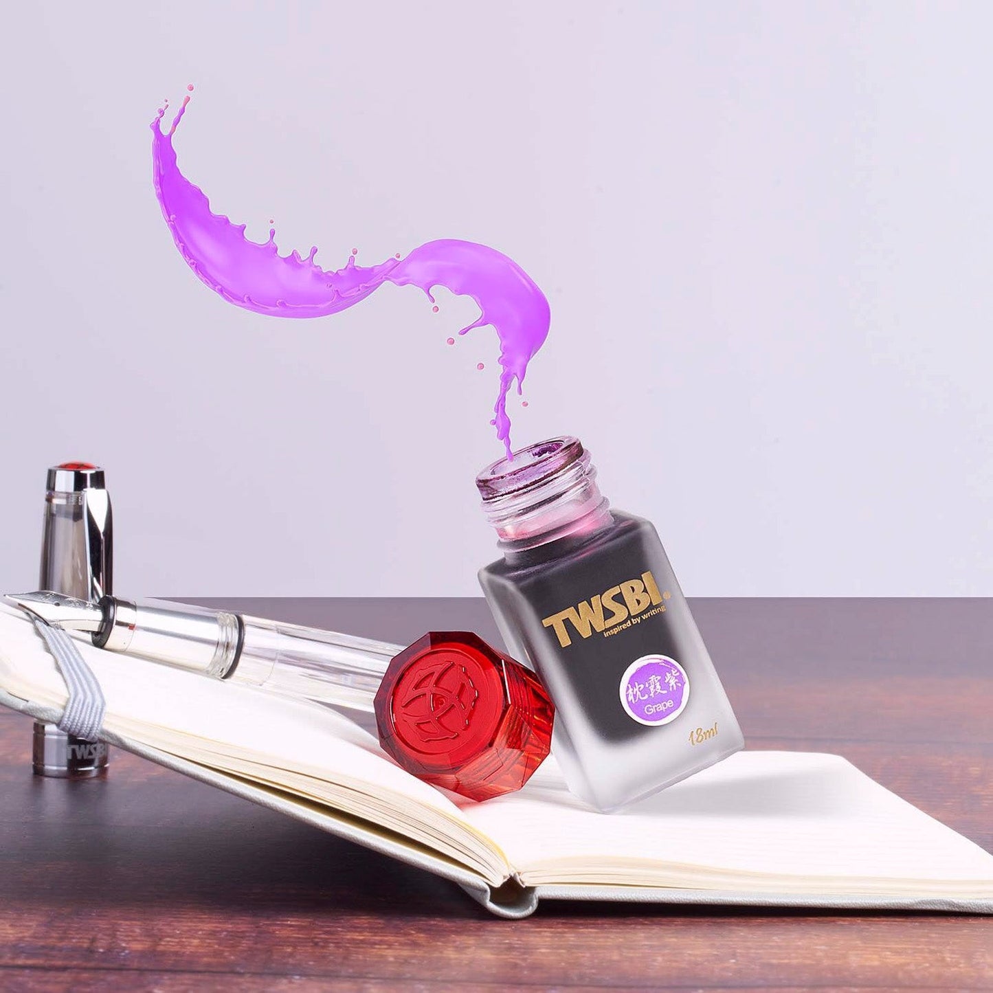 Twsbi 1791 Ink Bottle (Grape - 18 ML) M2532130