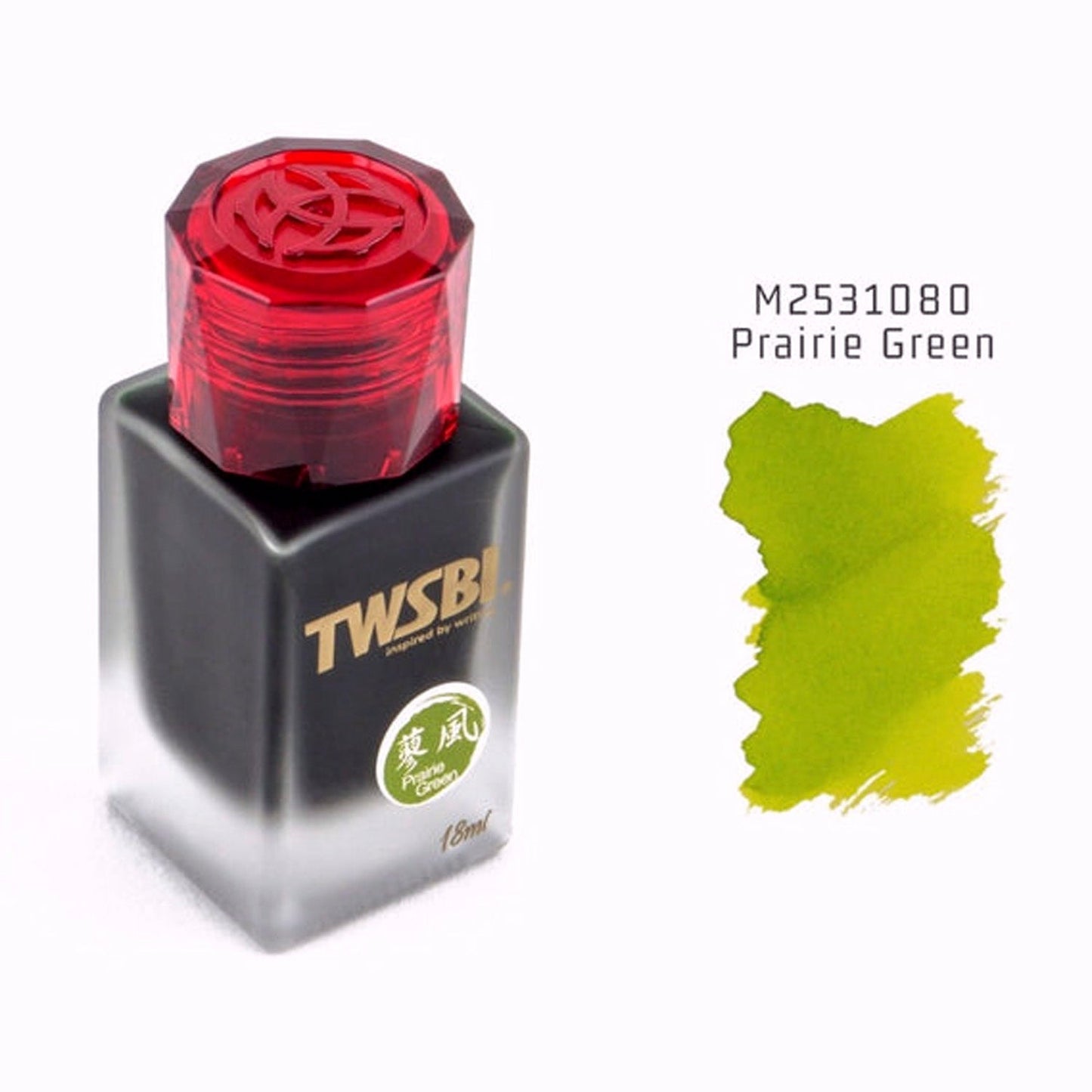 Twsbi 1791 Ink Bottle (Prairie Green - 18 ML) M2531080