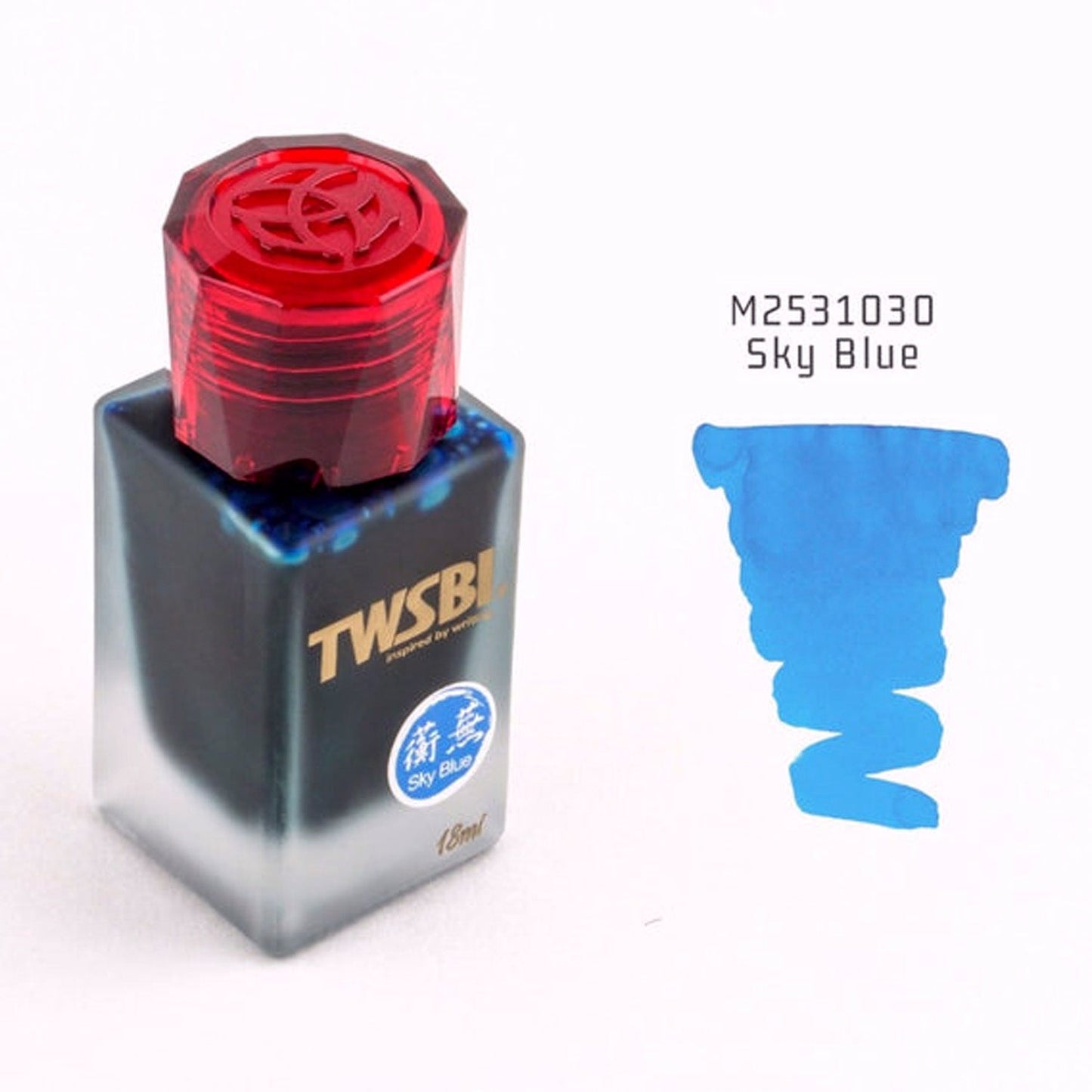 Twsbi 1791 Ink Bottle (Sky Blue - 18 ML) M2531030