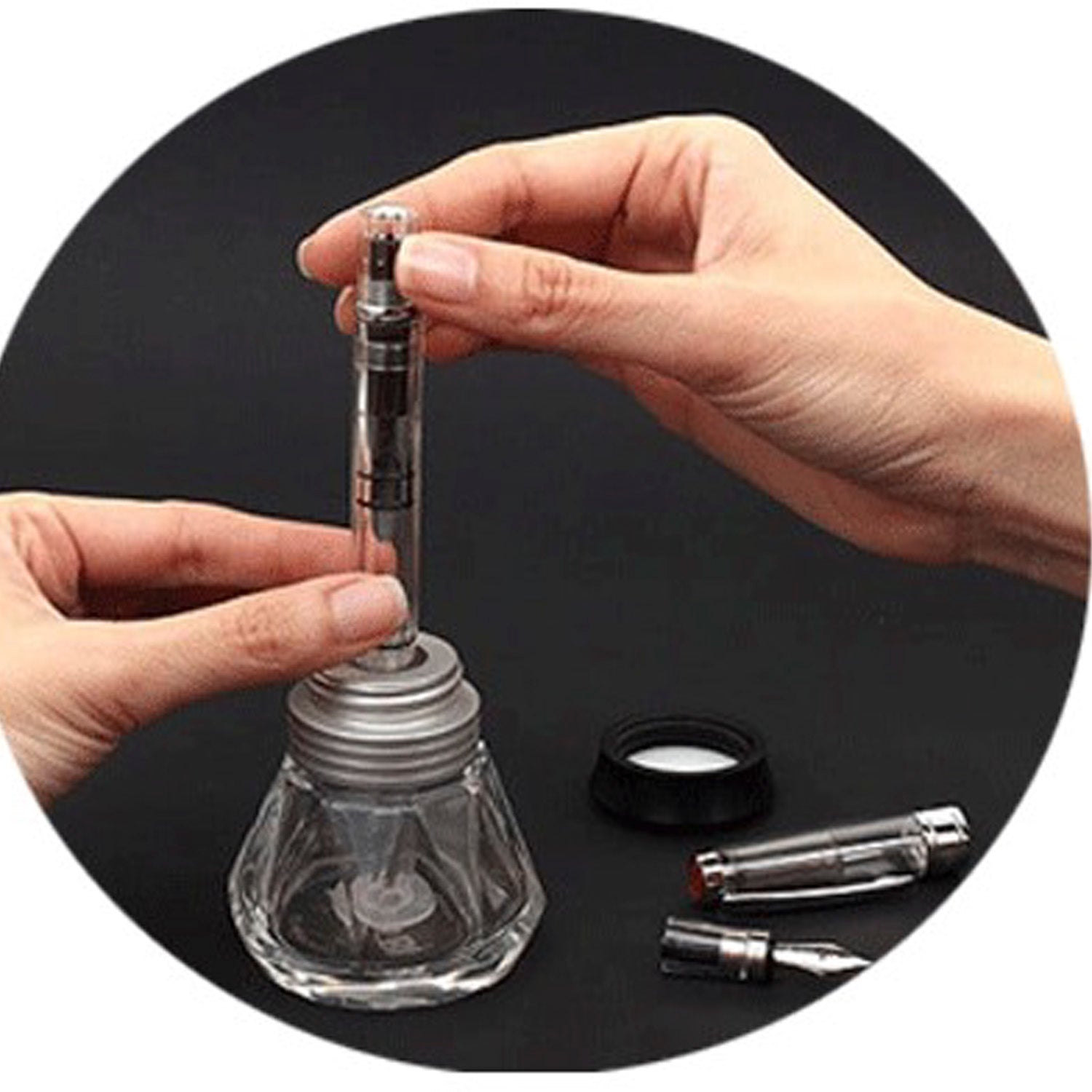 Twsbi Diamond 50 Empty Ink Bottle (Silver - 50 ML) M7442160